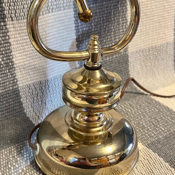 Vintage Underwriters Laboratories Brass Portable Banker Piano Student Desk Lamp - Picture 9 of 14